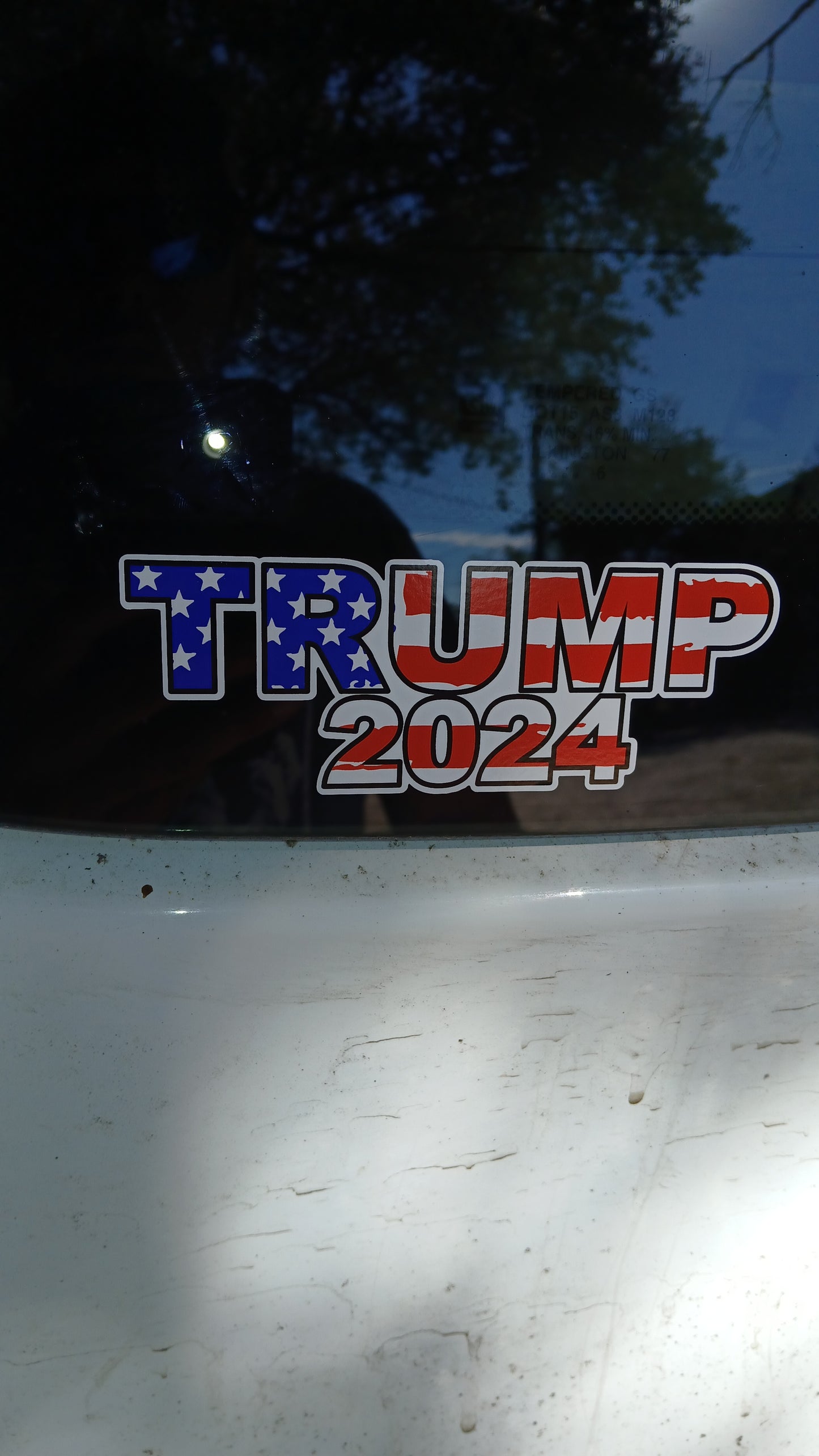 TRUMP 2024 American Sticker Car Hard Hat