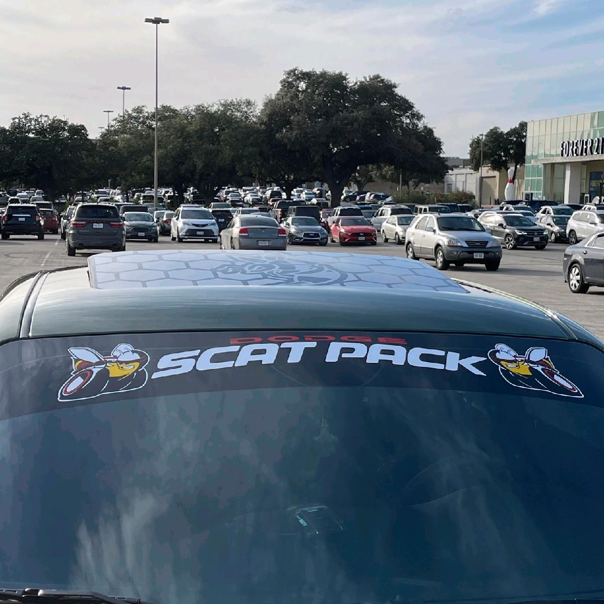 Scat Pack Windshield Decal car sticker