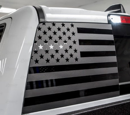 American Flag Back Window Decal