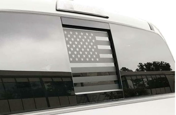 American Flag Back Window Decal