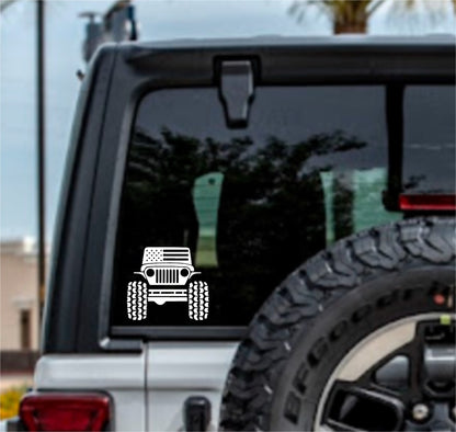 Jeep American Decal Design